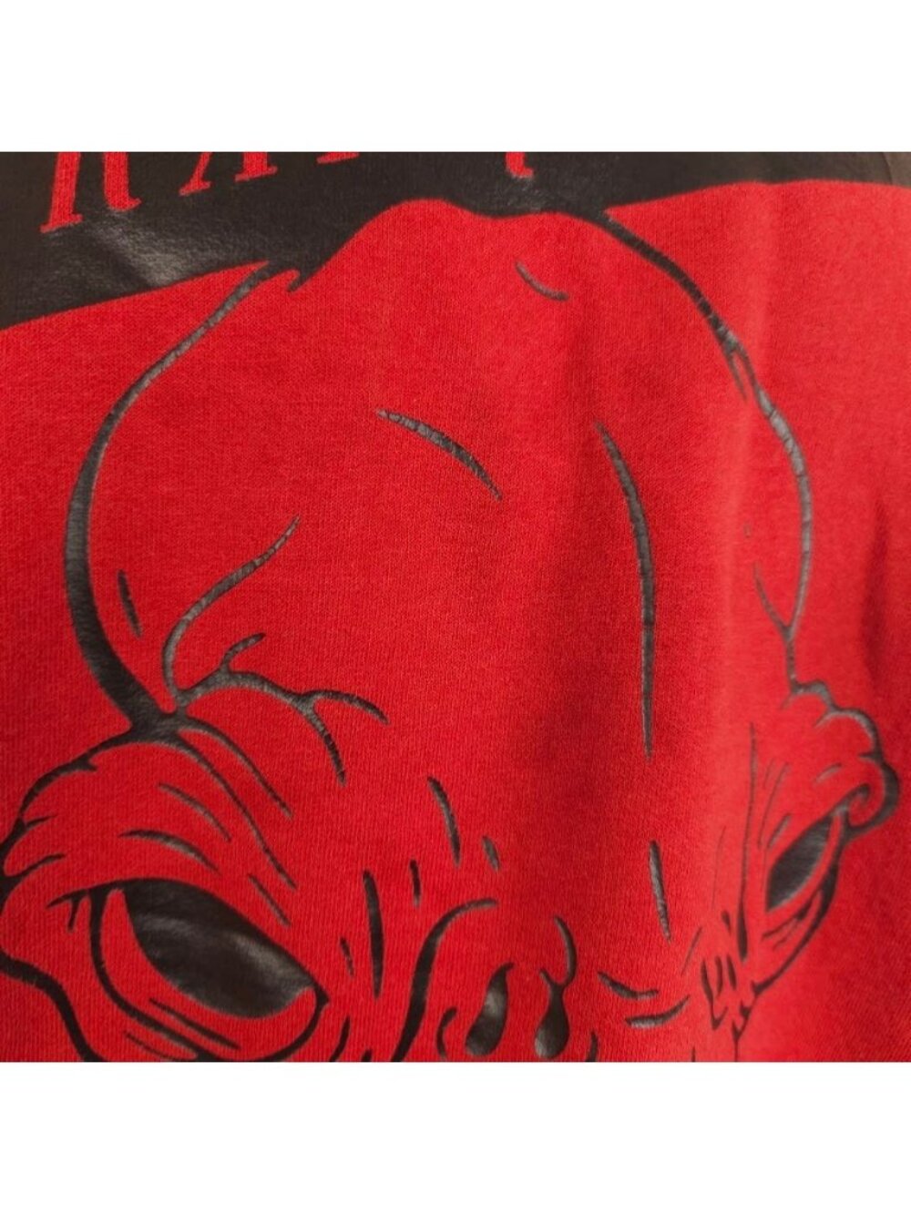 Star Wars Sweatshirt Mens Size XL Red Admiral Ackbar Its A Trap Queen - Picture 5 of 8